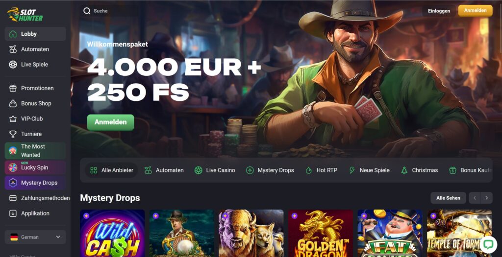 slothunter casino startseite