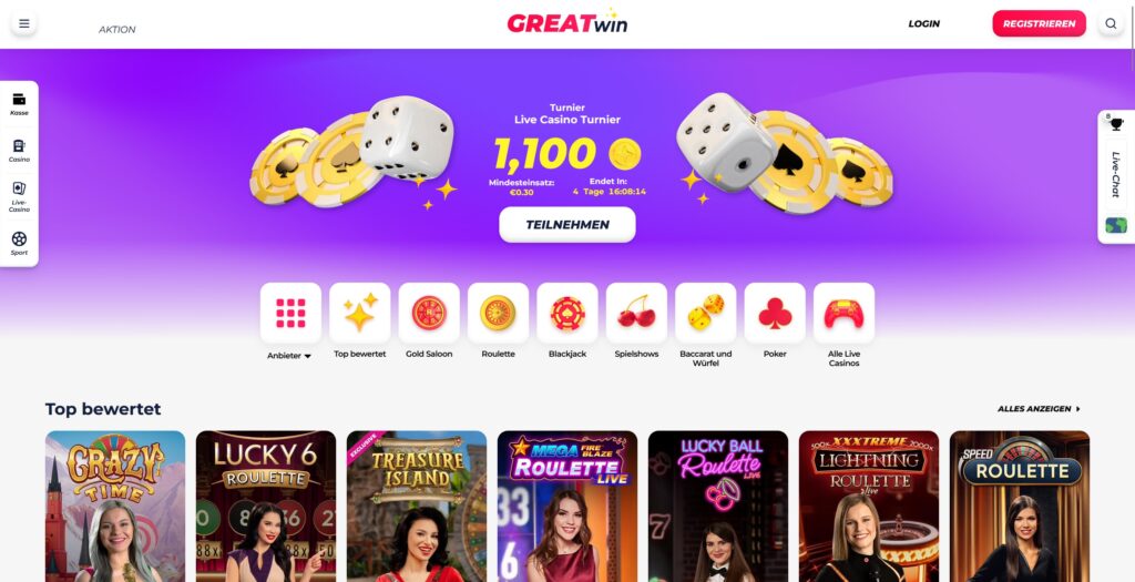 greatwin live casino