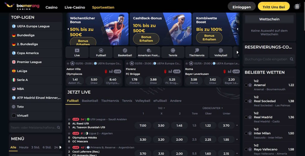 boomerang casino sportwetten